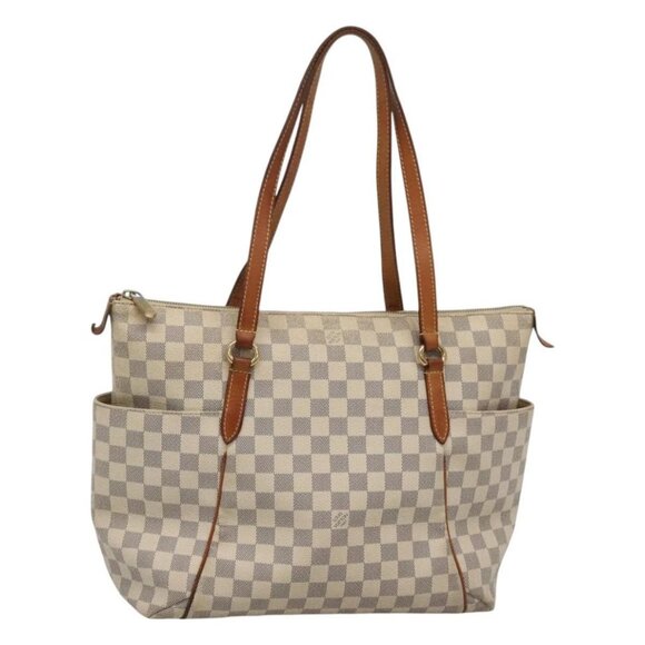 LOUIS VUITTON Damier Azur Totally MM Tote Bag - Picture 1 of 16